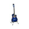 Karrera 38in Pro Cutaway Acoustic Guitar with Bag Strings - Blue Burst