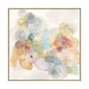 Artey | Soft Bloom I - Framed Canvas - Natural Frame - 64 x 64cm