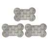 Yes4pets 3 X Pet Food Bowl Placemat Waterproof Leakproof Rubber Feeder Mat Non Slip Floor 45x70cm