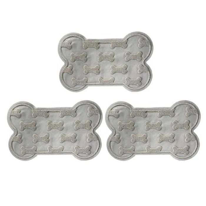 Yes4pets 3 X Pet Food Bowl Placemat Waterproof Leakproof Rubber Feeder Mat Non Slip Floor 45x70cm