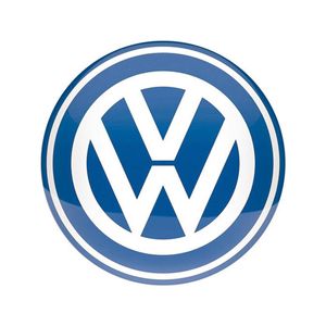 Nostalgic-Art Round Vintage VW Logo Metal Decorative Sign 35x35x0.5cm
