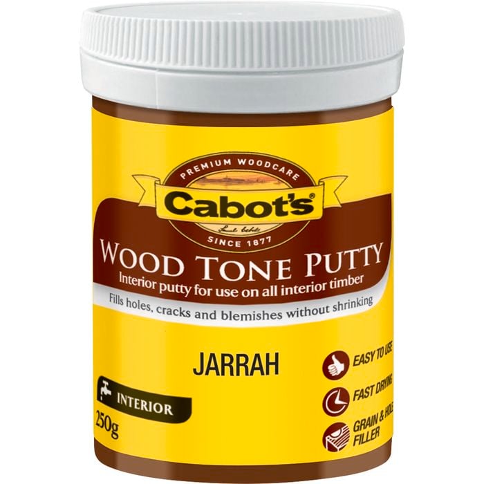 Cabot's 250g Jarrah Wood Tone Putty