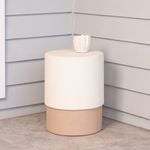 Marquee 350 x 350 x 450mm Stool Side Latte Capri
