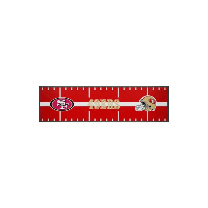 NFL San Francisco 49ers Bar Runner Counter Top Mat 89x24cm