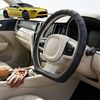 Australian Goose Steering Wheel Cover for Aston Martin Vantage 2013 - 2018 (V12) D-shape Black