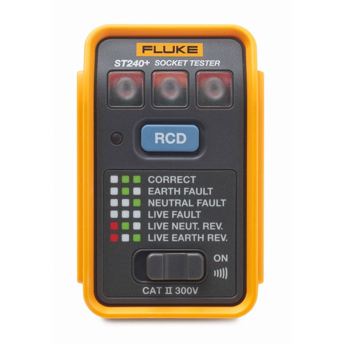 Fluke ST240+ RCD Socket Tester with Beeper