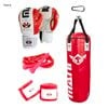 4FT Punching Bag + Boxing Gloves + Speed Rope + Hand Wraps + Snap Hook