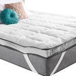 STARRY EUCALYPT Mattress Topper Pillowtop Luxury Bedding Mat Cover 9cm Single