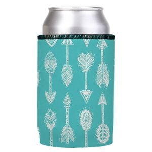 Stubbyz Teal Boho Arrows Stubby Cooler