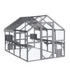 Yes4pets Xxxxl Pet Cat Bird Ferret Shelter Condo With Escape Door Wooden Kitten Cage House