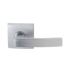 Delf Trade Satin Chrome Lucca Square Dummy Lever Set