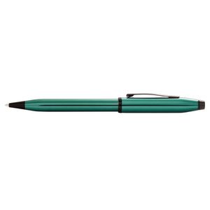 Cross Century Ii Ball Point Pen Writing Med Nib Translucent Green Lacquer/black