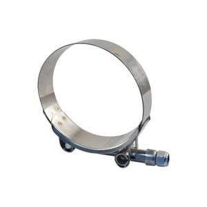 67-75mm T-bolt Hose Clamp Suits Silicone Hose, Stainless Steel