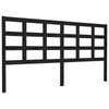 vidaXL Bed Headboard Bed Header Bedroom Furniture Black 185.5 cm