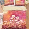3D Daisy Grass 387 Bed Pillowcases Quilt Queen Size