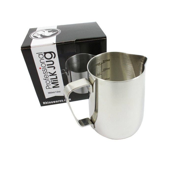 Rhinowares Professional Milk Jug - 360ml