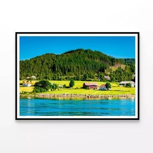 Scenery at the Ferry Crossing  Print 100% Australian Made 90x60cm  (Poster)