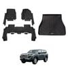 AUSGO 7D Injection Floor Mats & Boot Liner Set For Toyota Land Cruiser Landcruiser 300 LC300 5-Seat 2021-2025 Floor Liners
