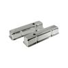 Tall Chromed Steel Small Block Chev Rocker Covers, No Logo