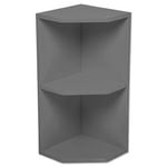 Kaboodle Smoked Grey Open End Wall Cabinet