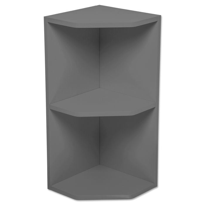 Kaboodle Smoked Grey Open End Wall Cabinet