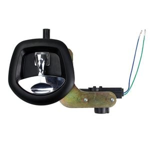 Sunrise T Lock Whale Tail Chrome Handle Black Housing Central Locking Power Operated 12v - Tlwtsba