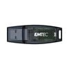 Emtec C410 32gb Usb 2.0 Flash Drive With Cap Durable Portable Design For Pc Mac Linux