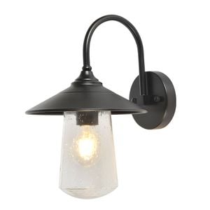 Vencha Wigan Exterior Wall Light - Black
