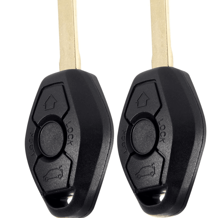 TAVICE 2 PACK BMW 3 Button Compatible Complete Remote Key For E31 E32 E34 E36 E38 E39 E46 Z3