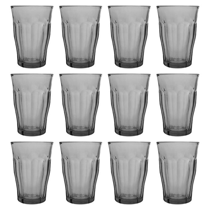 Duralex Picardie Highball Glasses - 360ml - Grey - Pack of 12