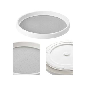 Multifunctional Rotating Storage Rack Seasoning Tray Organizer