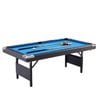 Topone Vela Foldable Mdf Pool Table | 7ft/8ft Billiard Table For Home & Game Room - Blue, 7ft Table
