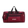 Nylon Travel Duffel Bag Red