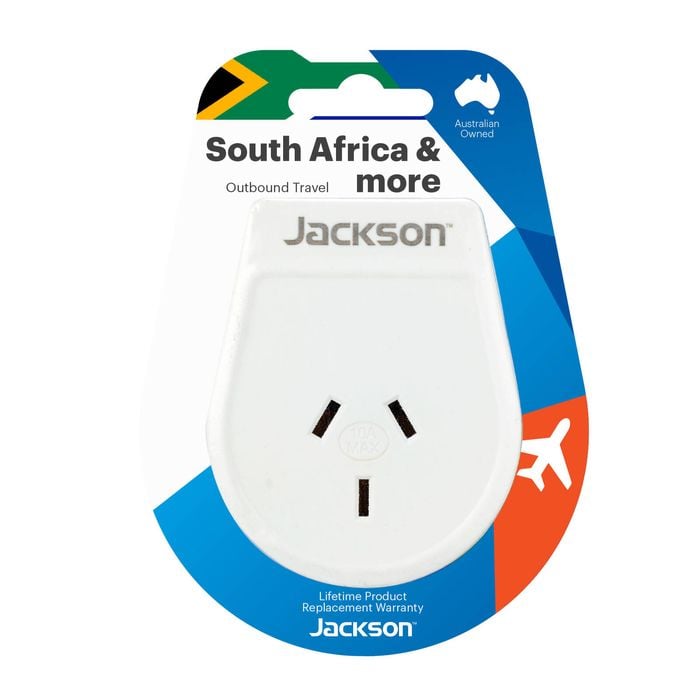 Jackson South Africa & More Outbound Travel Adaptor 