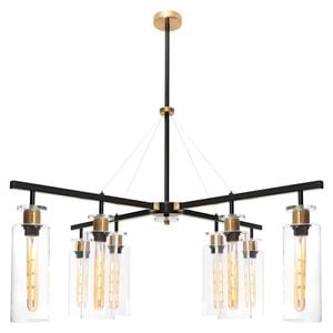 Cougar Lighting Bourne 8lt Pendant Light Black
