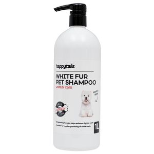 Happy Tails 1L Watermelon Scented White Coat Dog Shampoo