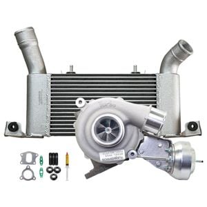 Upgrade Billet Vt13 Turbo Charger With 64mm Intercooler For Mitsubishi Pajero 4m41 3.2l