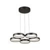 Cougar Lighting Olympus 5lt Led Pendant Light Black
