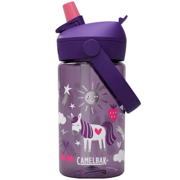 Camelbak Kids Thrive Flip Straw 400ml Drink Bottle - Unicorn Party