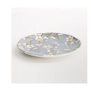 Tokyo Design Studio Fujisakura Plate Elegant 16.5x2cm Grey