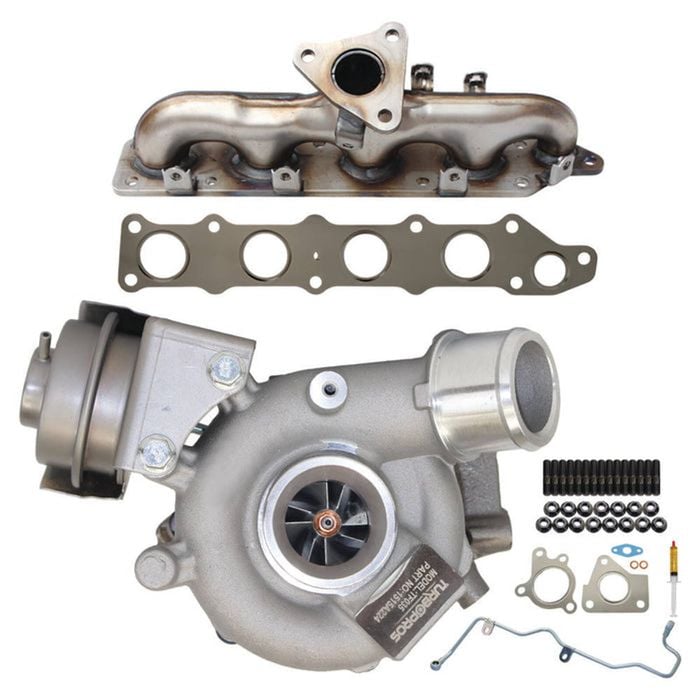 Billet Turbo+genuine Exhaust Manifold, Oil Feed Pipe For Mitsubishi Asx 4n13 1.8l