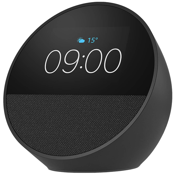 Amazon Echo Black Spot Smart Alarm Clock 2024 