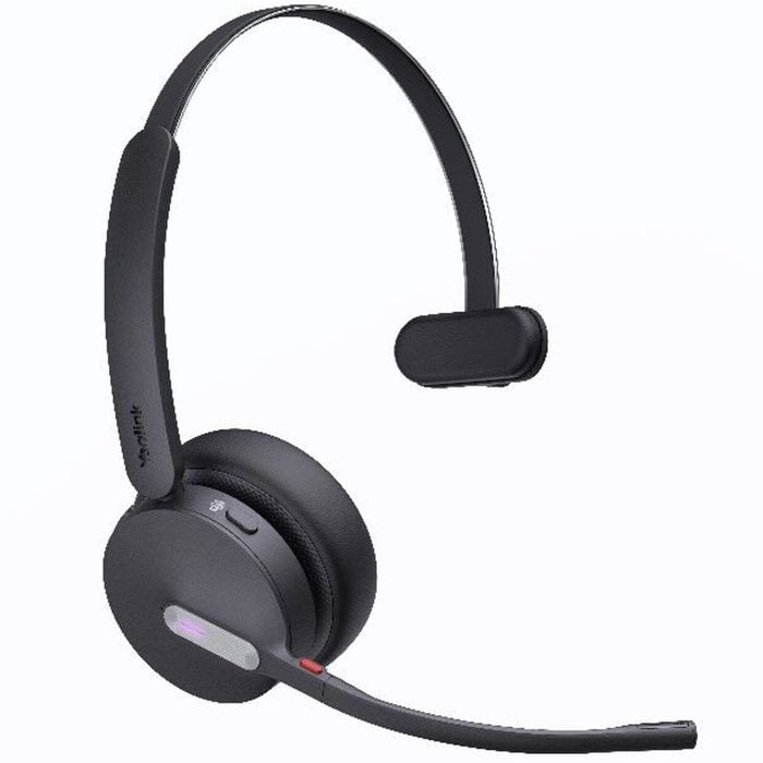 Yealink WH64 Hybrid Mono UC DECT Wireless Headset, DECT & Bluetooth Hybrid Wireless Technology, 3-Mic Noise Cancellation