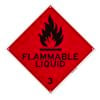 Sandleford 270 x 270mm Flammable Liquids' Plastic Sign
