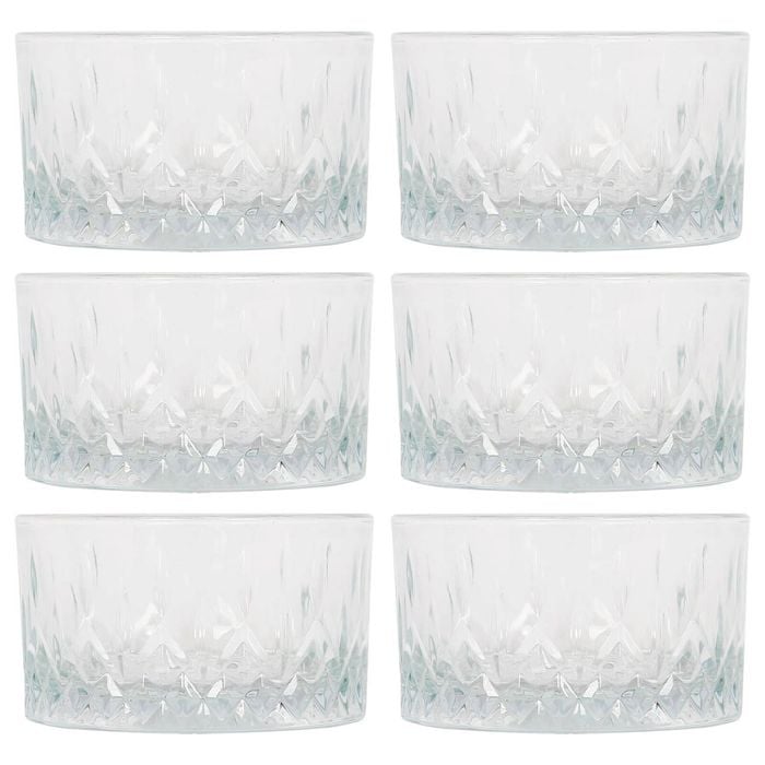 LAV Odin Glass Snack Bowls - 9.5cm - Pack of 6