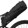 NNEOBA Waterproof 10L Bike Saddle Bag Foldable Rear Pannier Black