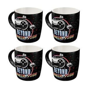 4x Nostalgic-art Ceramic Coffee Mug Beyond Imagination Gaming 330ml