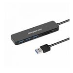 Simplecom CH365 SuperSpeed 3 Port USB 3.0 (USB 3.2 Gen 1) Hub with SD MicroSD Card Reader