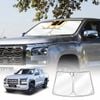 WindScreen Sun Shade for Mitsubishi Triton MV Double Cab 2024-Onwards Blocks UV Rays Foldable