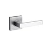 Lane Brushed Satin Chrome Cambridge Square Dummy Lever Set
